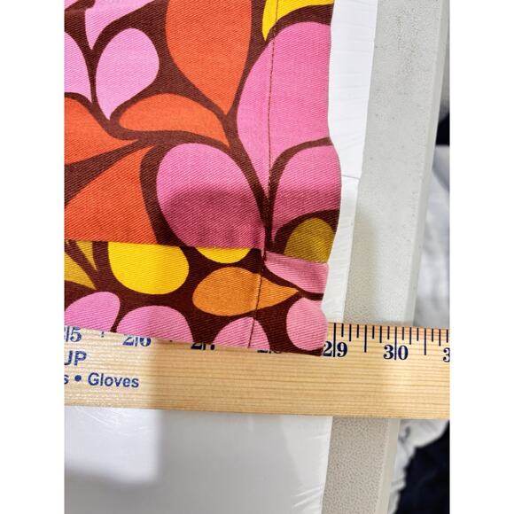 Lucy & Yak Jeans Womens W40 L29 Wide Leg Denim Organic 70s Pattern Paisley Disco - Picture 6 of 6